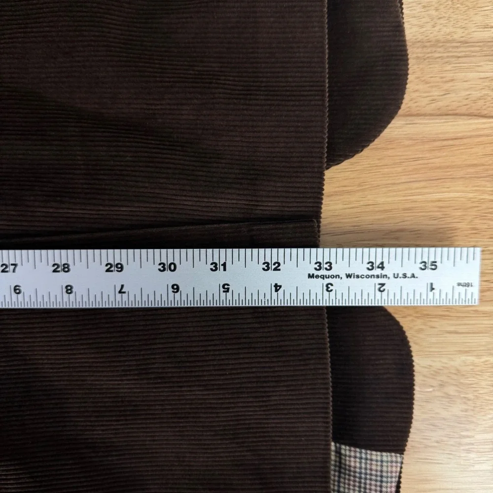 Saddlebred Mens 48R Brown Corduroy Sport Coat Two Button Blazer Formal Office‎